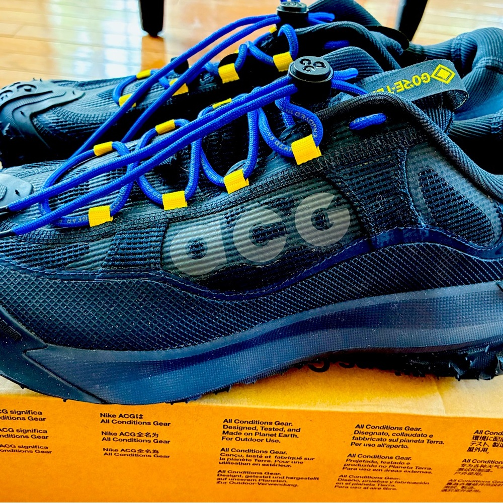 NEW Nike Acg Mountain Fly 2 Low Gore-Tex Midnight Navy, US Men’s 10